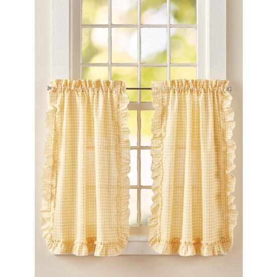 Best reviews of π Vermont Country Store Classic Gingham Ruffles Rod Pocket Tiers Blue 𧨠2 Best reviews of π Vermont Country Store Classic Gingham Ruffles Rod Pocket Tiers Blue 𧨠- Image 2