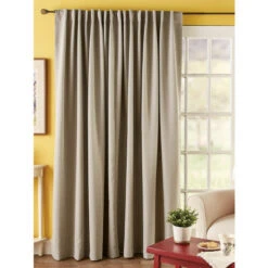 Outlet π Vermont Country Store Hudson Dot Room-Darkening Rod Pocket Patio Panel With Back Tabs Blue β