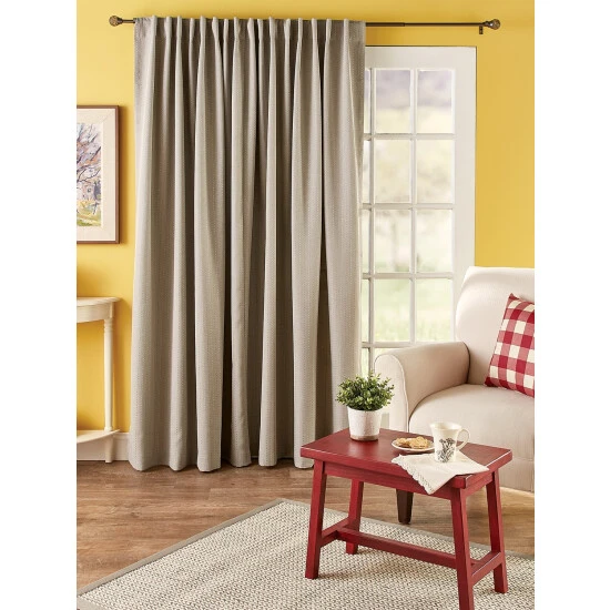 Outlet ๐ Vermont Country Store Hudson Dot Room-Darkening Rod Pocket Patio Panel With Back Tabs Blue โ 2 Outlet ๐ Vermont Country Store Hudson Dot Room-Darkening Rod Pocket Patio Panel With Back Tabs Blue โ - Image 2