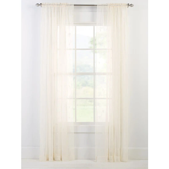 Brand new ✔️ Vermont Country Store Seaside Lace Rod Pocket Panel Or Tier White ⌛ 2 Brand new ✔️ Vermont Country Store Seaside Lace Rod Pocket Panel Or Tier White ⌛ - Image 2