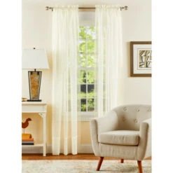 Best reviews of ❤️ Vermont Country Store Classic Sheers 56 Inch French Tuck Tailored Panel Natural ⌛