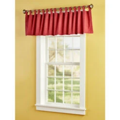Best reviews of 👏 Vermont Country Store Solid Cotton Duck Tab Top Valance Natural 🎁