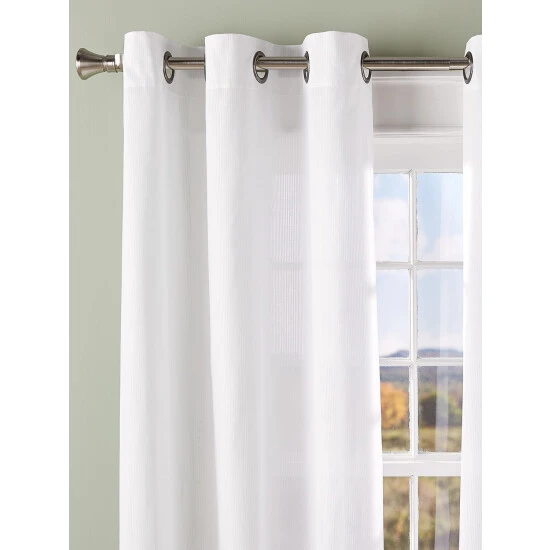 Best reviews of π Vermont Country Store Striped Semi-Sheer Grommet Top Curtains Natural β 6 Best reviews of π Vermont Country Store Striped Semi-Sheer Grommet Top Curtains Natural β - Image 6