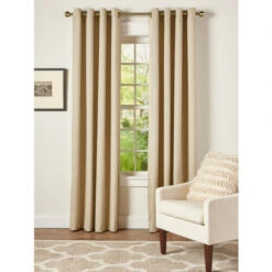 Cheap ⌛ Vermont Country Store Hudson Dot Room-Darkening Grommet Top Long Curtains Natural 👍 -Cheap Curtains Store unnamed file 1100