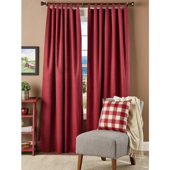 Cheap ๐คฉ Vermont Country Store Solid Cotton Duck Insulated Tab Top Curtains Red โ 1 Cheap ๐คฉ Vermont Country Store Solid Cotton Duck Insulated Tab Top Curtains Red โ