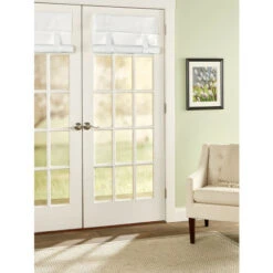 Discount ✔️ Vermont Country Store Easy-Install French Door Roll-Up Shade Tan 🎉 -Cheap Curtains Store unnamed file 1157