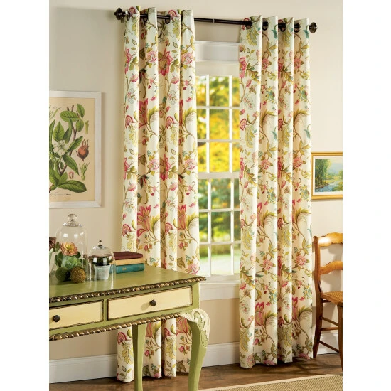 Best Pirce π― Vermont Country Store Chateau De Fleur Grommet Top Panel Blue π€© 1 Best Pirce π― Vermont Country Store Chateau De Fleur Grommet Top Panel Blue π€©