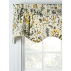 Best reviews of ⭐ Vermont Country Store Hatfield Floral Lined Scalloped Valance Navy ⌛ -Cheap Curtains Store unnamed file 1179