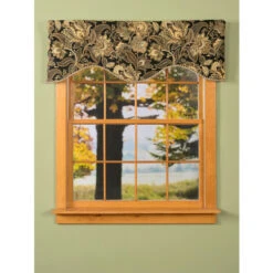 Wholesale 💯 Vermont Country Store Jacobean Paisley Lined Rod Pocket Scalloped Valance Coral 💯 -Cheap Curtains Store unnamed file 1194