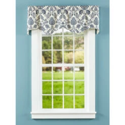 Promo 🎁 Vermont Country Store Country Floral Lined Rod Pocket Scalloped Valance Natural ✨ -Cheap Curtains Store unnamed file 1271