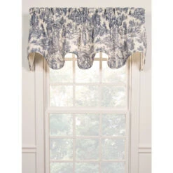 Top 10 👍 Vermont Country Store Essex Toile Lined Rod Pocket Scalloped Valance Gray 🛒 -Cheap Curtains Store unnamed file 1293