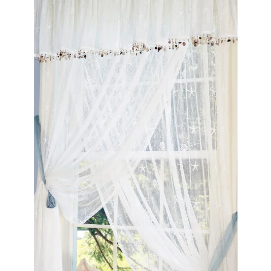 Cheap 🧨 Vermont Country Store Seaside Lace Rod Pocket Valance With Shell Trim White 🧨 5 Cheap 🧨 Vermont Country Store Seaside Lace Rod Pocket Valance With Shell Trim White 🧨 - Image 5