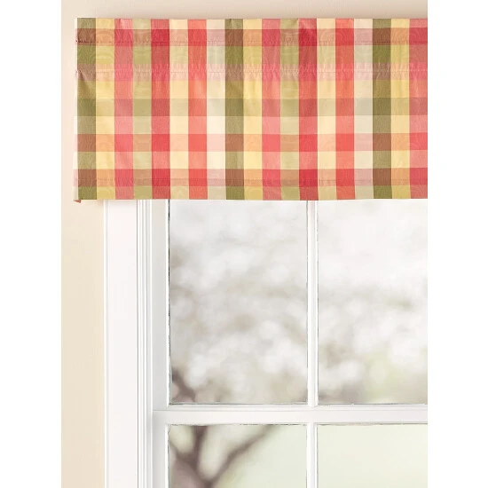 Cheapest 🥰 Vermont Country Store Moire Plaid Rod Pocket Tailored Valance Blue ⭐ 2 Cheapest 🥰 Vermont Country Store Moire Plaid Rod Pocket Tailored Valance Blue ⭐ - Image 2