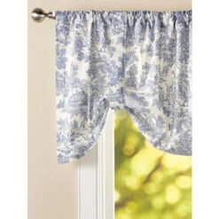 Discount ❤️ Vermont Country Store Essex Toile Rod Pocket Tie-Up Valance Gray ⭐ 17 Discount ❤️ Vermont Country Store Essex Toile Rod Pocket Tie-Up Valance Gray ⭐ -Cheap Curtains Store unnamed file 1334