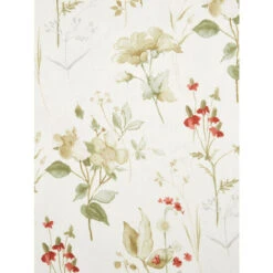 Best Sale π Vermont Country Store Mille Fleur Rod Pocket Panel Natural π