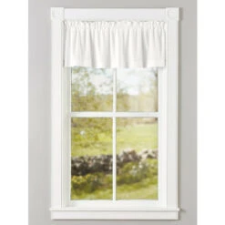 Wholesale 🎁 Vermont Country Store Classic Hemstitch Rod Pocket Insert Valance White 😀 -Cheap Curtains Store unnamed file 1373