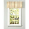New ⭐ Vermont Country Store Moire Plaid Lined Rod Pocket Scalloped Valance Natural ❤️ -Cheap Curtains Store unnamed file 1383