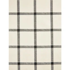 Promo 👏 Vermont Country Store Windowpane Plaid Rod Pocket Scalloped Valance Natural 👍 -Cheap Curtains Store unnamed file 1443
