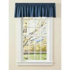 Cheapest 😍 Vermont Country Store Solid Cotton Duck Rod Pocket Tailored Valance ✨ -Cheap Curtains Store unnamed file 1462