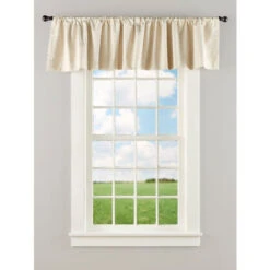 Cheapest 😍 Vermont Country Store Solid Cotton Duck Rod Pocket Tailored Valance ✨ -Cheap Curtains Store unnamed file 1464