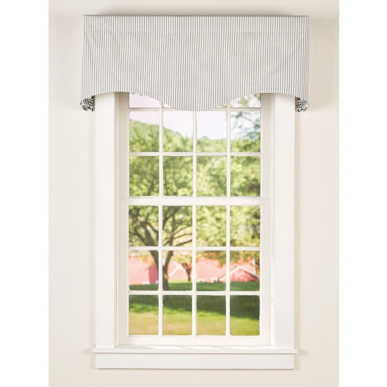 Brand new β Vermont Country Store Country Floral Rod Pocket Reversible M-Shaped Valance Navy π 4 Brand new β Vermont Country Store Country Floral Rod Pocket Reversible M-Shaped Valance Navy π - Image 4