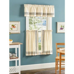 Brand new 🎉 Vermont Country Store Stenciled Border Rod Pocket Muslin Tailored Valance 😀 11 Brand new 🎉 Vermont Country Store Stenciled Border Rod Pocket Muslin Tailored Valance 😀 -Cheap Curtains Store unnamed file 1494
