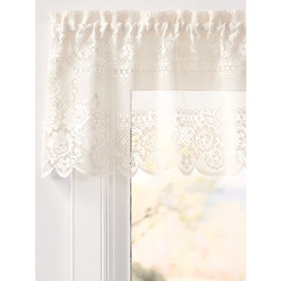 Cheap β€οΈ Vermont Country Store Garden Rose Lace Rod Pocket Valance Ecru π 2 Cheap β€οΈ Vermont Country Store Garden Rose Lace Rod Pocket Valance Ecru π - Image 2