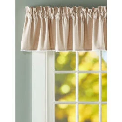 Best Sale ✔️ Vermont Country Store Petite Hobnail Trim Rod Pocket Tailored Valance White ⭐ -Cheap Curtains Store unnamed file 1510
