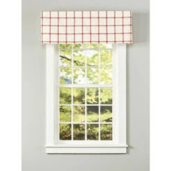 Top 10 😀 Vermont Country Store Windowpane Plaid Rod Pocket Tailored Valance 😉