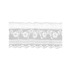 Wholesale 👏 Vermont Country Store Garden Rose Lace Rod Pocket Insert Valance Ecru ⌛ -Cheap Curtains Store unnamed file 1542