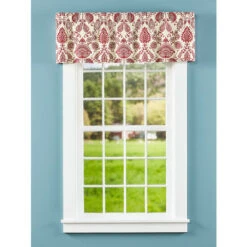 Best Sale 🔔 Vermont Country Store Country Floral Rod Pocket Tailored Valance 🧨