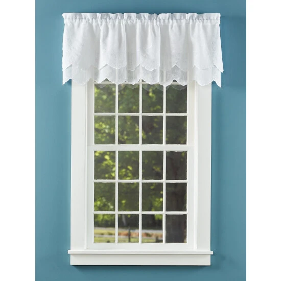 Cheapest π― Vermont Country Store Hathaway Sheers Rod Pocket Double-Scalloped Valance Cream β 1 Cheapest π― Vermont Country Store Hathaway Sheers Rod Pocket Double-Scalloped Valance Cream β