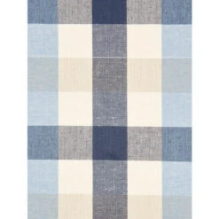 Wholesale ✔️ Vermont Country Store Homestead Check Victory Swag Blue ⭐