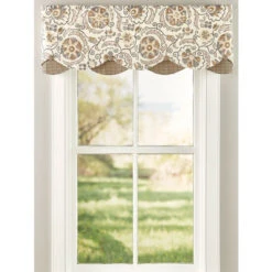 Discount 🔔 Vermont Country Store Marisol Lined Rod Pocket Layered Valance Claret Red 😉 -Cheap Curtains Store unnamed file 1589