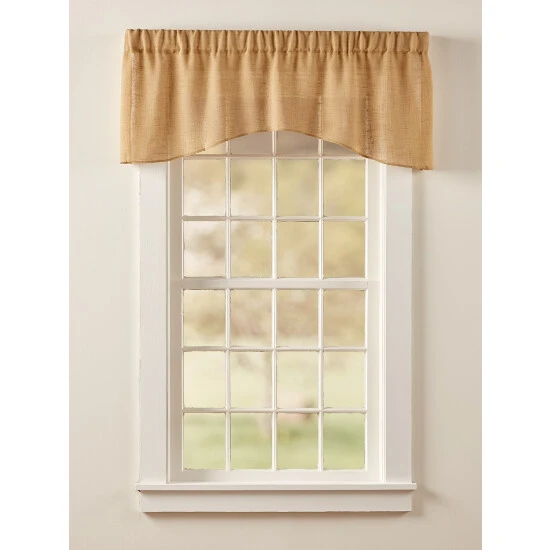 New ⌛ Vermont Country Store Sheer Linen Rod Pocket Crescent Valance Toffee ⭐ 1 New ⌛ Vermont Country Store Sheer Linen Rod Pocket Crescent Valance Toffee ⭐