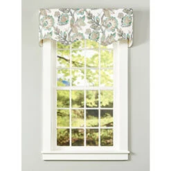 Hot Sale 😀 Vermont Country Store Somerset Garden Lined Rod Pocket Scalloped Valance Taupe 😍 -Cheap Curtains Store unnamed file 1631