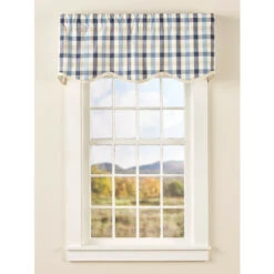New π Vermont Country Store Homestead Check Lined Scalloped Valance Blue π 8 New π Vermont Country Store Homestead Check Lined Scalloped Valance Blue π -Cheap Curtains Store unnamed file 1676