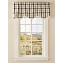New π Vermont Country Store Homestead Check Lined Scalloped Valance Blue π 10 New π Vermont Country Store Homestead Check Lined Scalloped Valance Blue π -Cheap Curtains Store unnamed file 1678