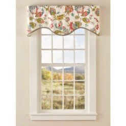 Best Pirce ⭐ Vermont Country Store Arianna Lined Rod Pocket M-Shaped Valance Teal ❤️ -Cheap Curtains Store unnamed file 1700