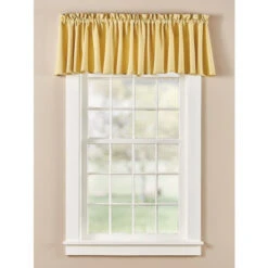 Coupon ✔️ Vermont Country Store Amelia Rod Pocket Full-Bodied Valance Wheat 😍 -Cheap Curtains Store unnamed file 1709