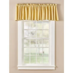 Coupon ✔️ Vermont Country Store Amelia Rod Pocket Full-Bodied Valance Wheat 😍 -Cheap Curtains Store unnamed file 1713