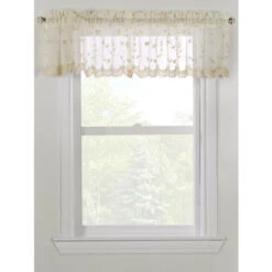Promo 🎁 Vermont Country Store Embroidered Scalloped Rod Pocket Valance Cream ⭐ -Cheap Curtains Store unnamed file 1747