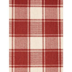 Outlet 😀 Vermont Country Store Sutton Check Rod Pocket Tailored Valance Blue Check 🥰
