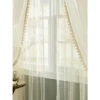 Wholesale ⌛ Vermont Country Store Point D'Esprit Rod Pocket Sheer Curtain Panel White ⭐ -Cheap Curtains Store unnamed file 175