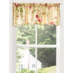Promo 👏 Vermont Country Store Birdsong Blooms Rod Pocket Valance Lilac ✔️ -Cheap Curtains Store unnamed file 1792