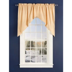 Discount ✔️ Vermont Country Store Mill Brook Rod Pocket Swag Pair Dusty Blue 🌟 -Cheap Curtains Store unnamed file 1841