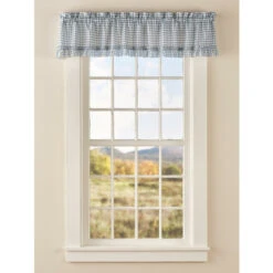 Outlet ❤️ Vermont Country Store Classic Gingham Ruffles Rod Pocket Tailored Valance Blush 😍 -Cheap Curtains Store unnamed file 1847