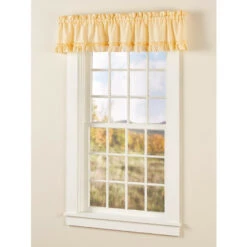 Promo 🛒 Vermont Country Store Classic Solid Ruffles Rod Pocket Tailored Valance Sage 🧨 -Cheap Curtains Store unnamed file 1851