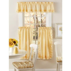 Promo 🛒 Vermont Country Store Classic Solid Ruffles Rod Pocket Tailored Valance Sage 🧨 -Cheap Curtains Store unnamed file 1853