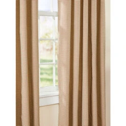 Buy 👏 Vermont Country Store Colebrook Check Lined 58 Inch Pinch Pleat Curtains Natural ✔️ -Cheap Curtains Store unnamed file 186